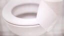 WC mit Toilettenpapier