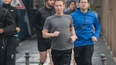 mark zuckerberg fitness: Mark Zuckerberg beim Joggen