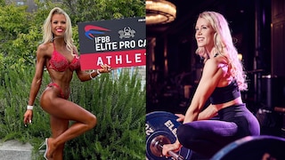 Lisa Maus Bikini figur: Lisa Maus beim Wettkampf und im Gym