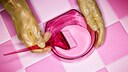 Pinke Haarfarbe