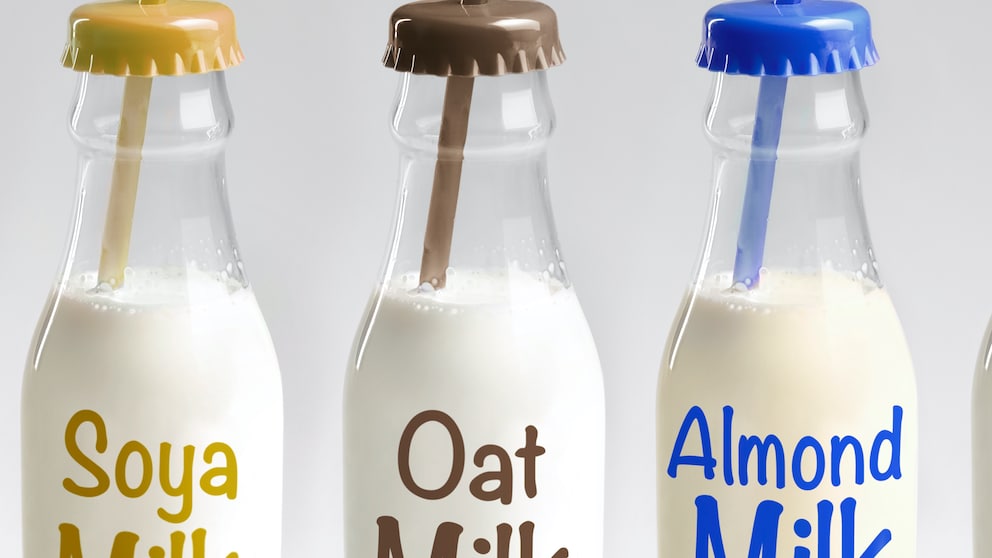 pflanzliche milch mineralstoffe: Symbolbild für pflanzliche Milch
