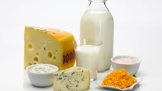 fettarme milchprodukte parkinson: Eine Auswahl an Milchprodukten
