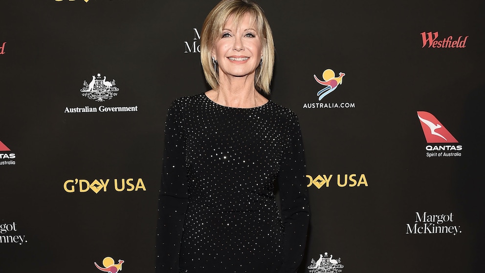 olivia newton-john brustkrebs: Olivia-Newton-John bei einem Event