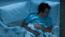 Albträume Demenz: Mann schläft
