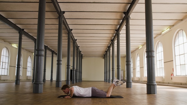 Push-ups auf den Knien