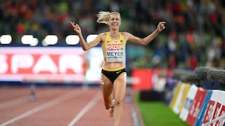 lea meyer laufen: Lea Meyer bei der EM 2022