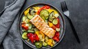 Ernährung lange leben: gesunde Mahlzeit
