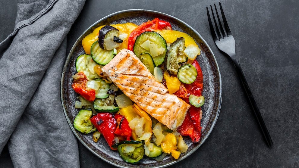 Ernährung lange leben: gesunde Mahlzeit