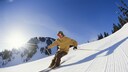 Skifahrer auf der Piste
