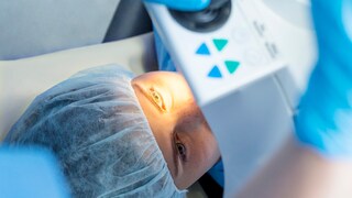 Bild während einer Laser-OP.