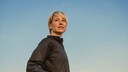 Frau nach dem Sport