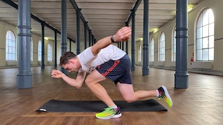 Workout für Beine und Po mit Eisschnellläufer Hendrik Dombek