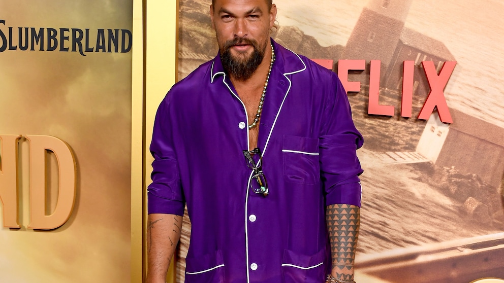 training jason momoa: Jason Momoa auf der „Slumberland“-Premiere