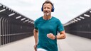Laufen Gehirn: Mann joggt