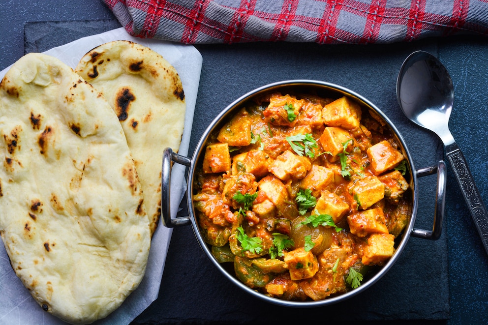 ernährungsplan rezepte abnehmen: Tofu-Masala mit Konjakreis