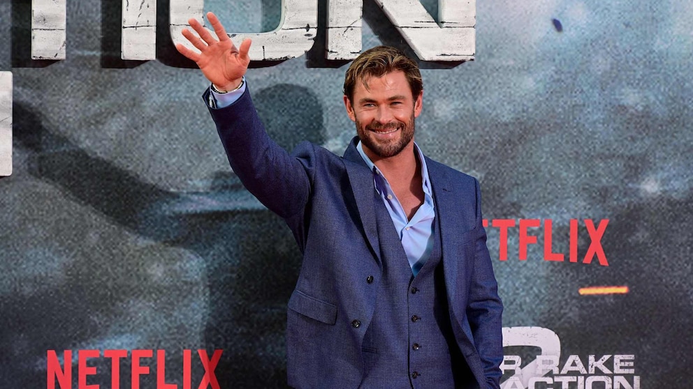 Chris hemsworth training: Chris Hemsworth bei der „Tyler Rake: Extinction 2“-Premiere in Berlin