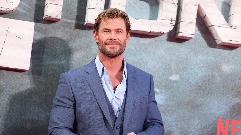 Chris hemsworth alzheimer: Chris Hemsworth bei der „Tyler Rake: Extinction 2“-Premiere in Madrid