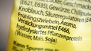 E-Nummern Zusatzstoffe: Zutatenliste