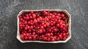 Körbchen mit Johannisbeeren