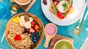Frühstück Diabetes: Gedeckter Frühstückstisch