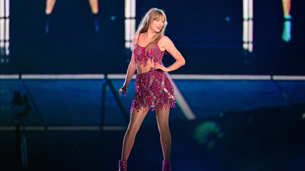 taylor swift fitness: Taylor Swift bei einem Konzert