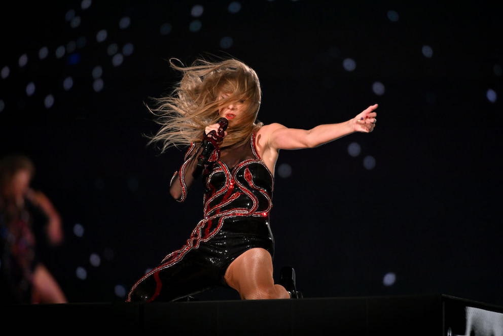 Taylor Swift Fitness: Taylor Swift bei einem Konzert