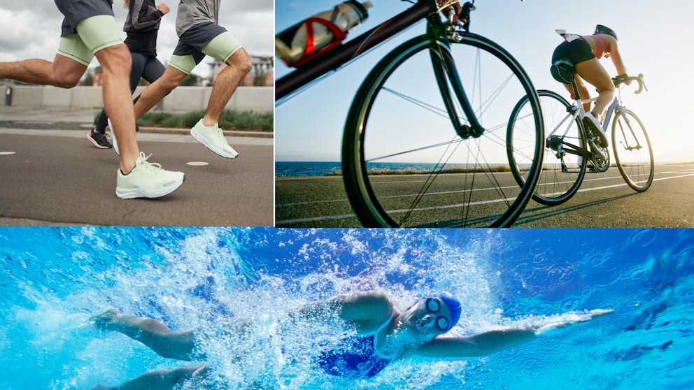 Verbrennt Laufen mehr Kalorien als Radfahren oder Schwimmen?