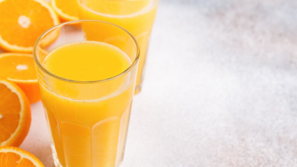snacks unterzuckerung: Orangensaft
