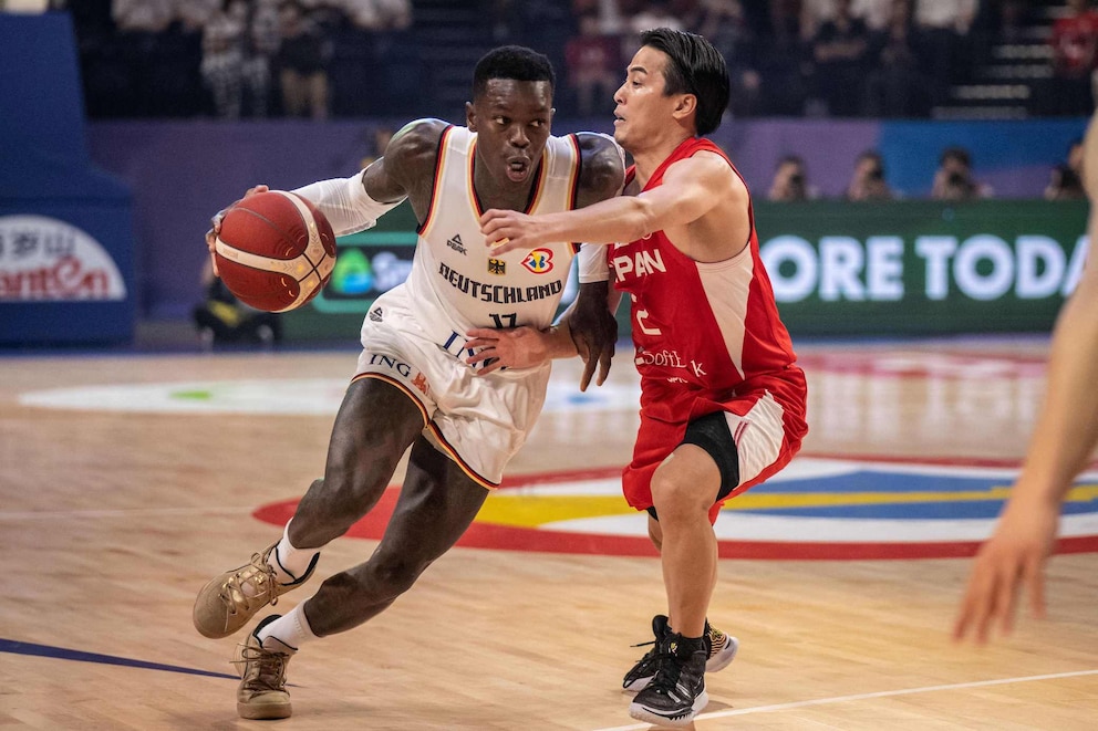 Dennis Schröder in einem Spiel gegen Japan