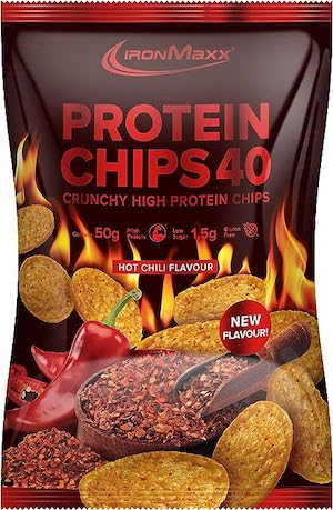 IronMaxx Protein Chips 40 - Hot Chili