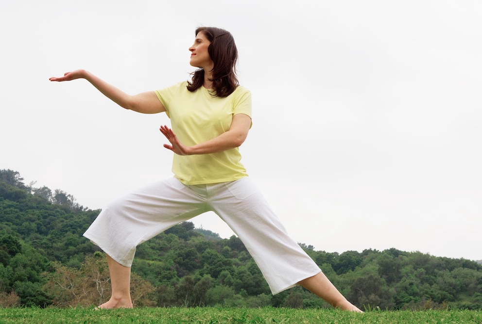 Bei Tai-Chi handelt es sich um eine meditative Kampfkunst.