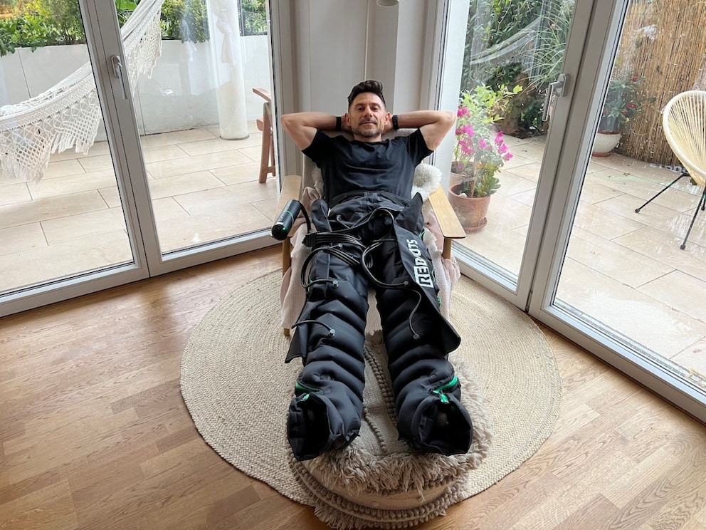 Nuno Alves relaxing during the Reboots test