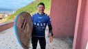 Nuno Alves vor seinem ersten Mal Surfen