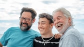 Biologisches Alter: Drei Männer aus drei Generationen