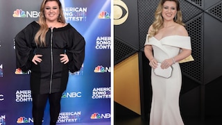 Kelly Clarkson im April 2022 vs. im Februar 2024