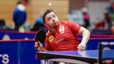 Valentin Baus während eines Tischtennis-Spiels