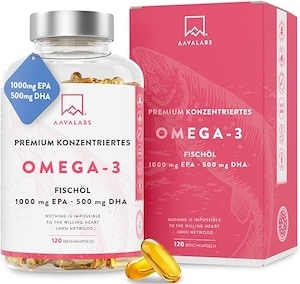 Aavalabs Omega-3-Fischöl-Kapseln