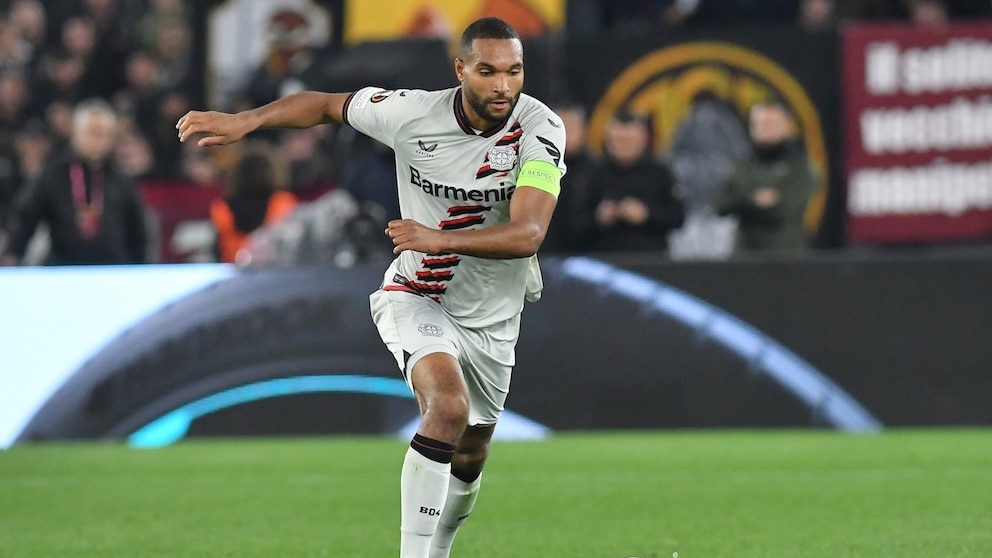 Jonathan Tah beim Europa-League-Spiel gegen AS Rom