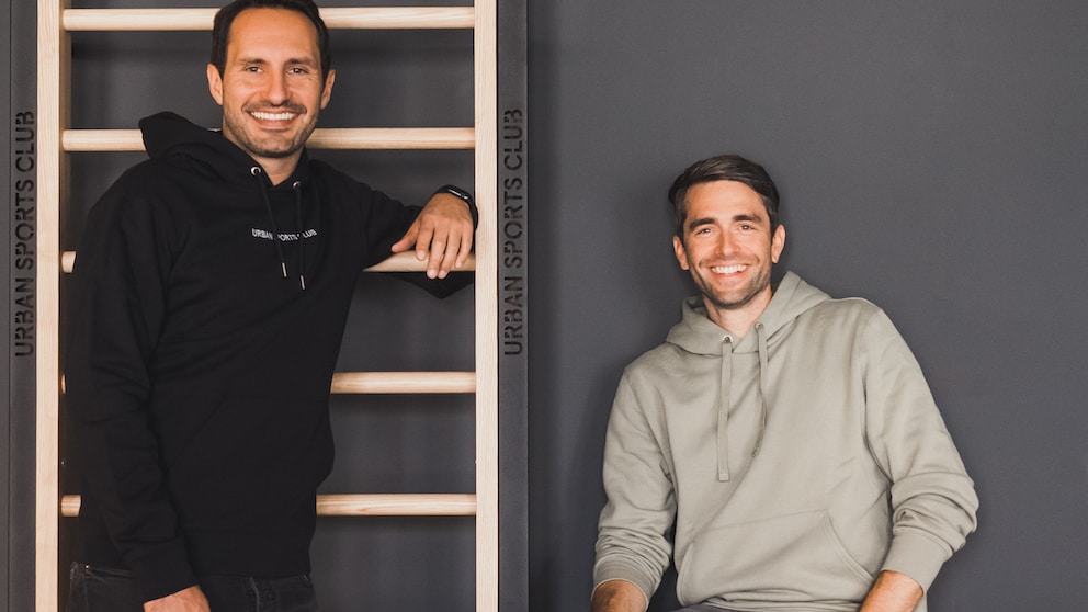 Die CEOs von „Urban Sports Club“ Moritz Kreppel (links) und Benjamin Roth (rechts)