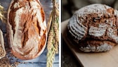 Weizenbrot und Roggenbrot