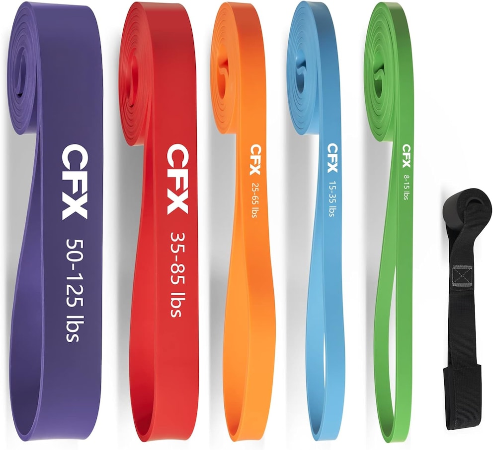 CFX Fitnessbänder mit 5 Resistance Bands