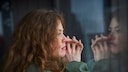 Frau mit Depressionen