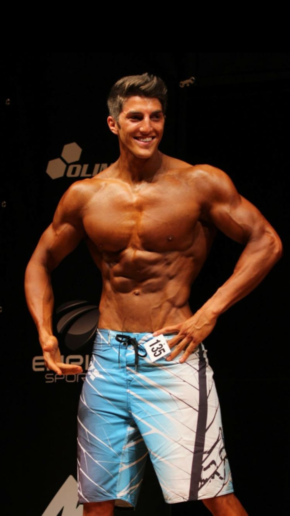 Dennis Gries beim Bodybuilding