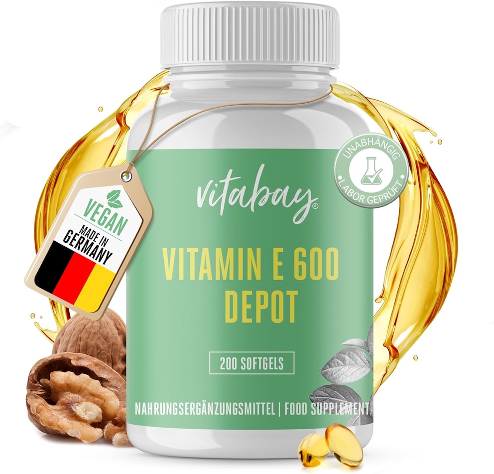 Vitabay Hochdosiertes Vitamin E 600 IE Depot