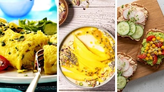 Omelett-Rezept, Mango-Smoothie und Sandchwiches für einen proteinreichen Tag
