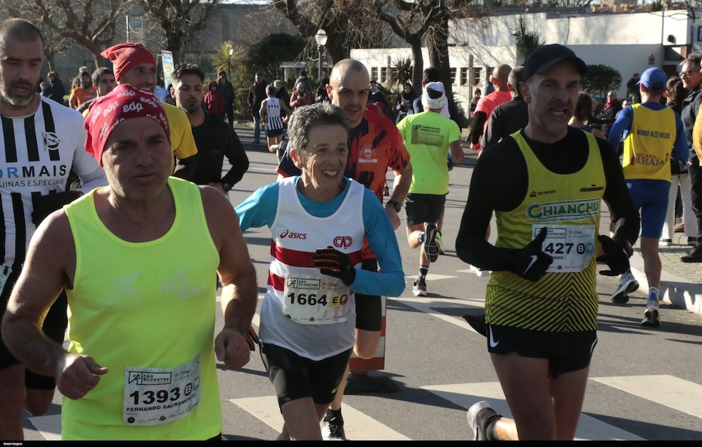 Rosa Mota beim Silvesterlauf 2024