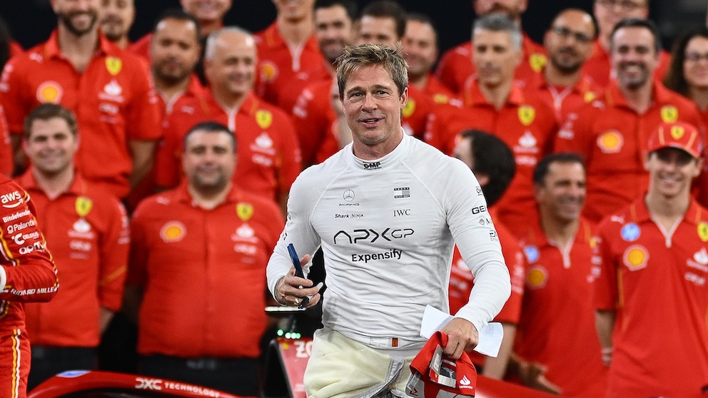 Brad Pitt in seiner „F1“-Rolle