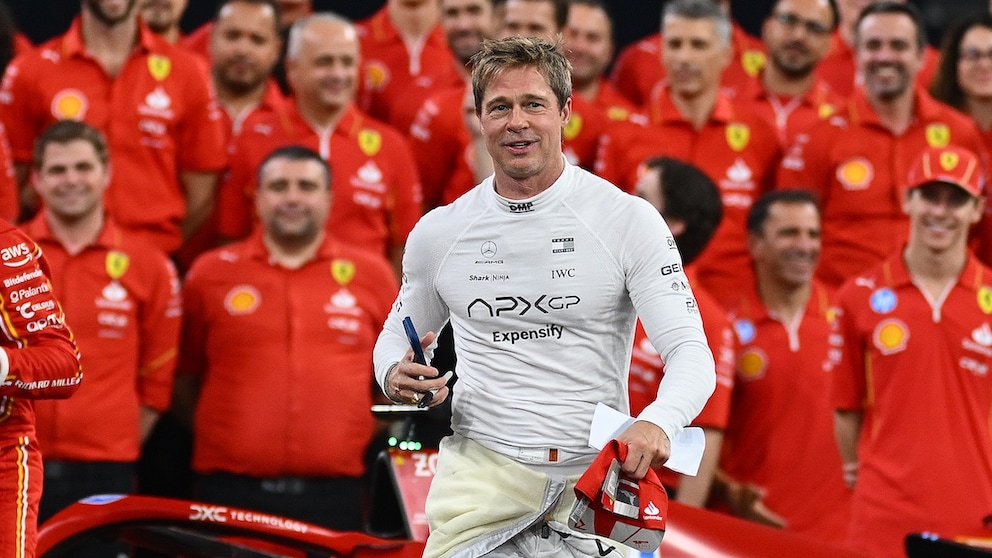 Brad Pitt in seiner „F1“-Rolle