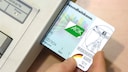 Krankenkassenkarte wird eingelesen