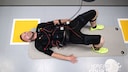 Mann beim EMS-Training